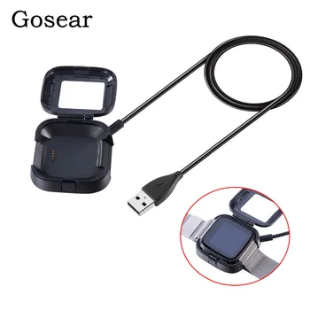 

Gosear 1m Length Replacement USB Charging Cable Dock Power Charger Adapter for Fitbit Versa Smart Fit bit Smartwatch Accessories