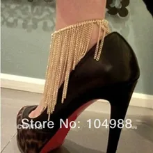 Стиль L07 Модные украшения Чистка цепь ноги Цепи цепи 2 цвета