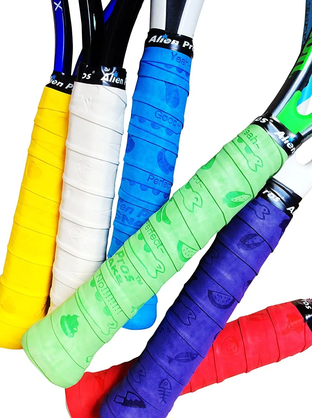 Alien Pros X Dry Tennis Overgrip Tape Perfect for Your Tennis Racket Racquetball Grip Squash font