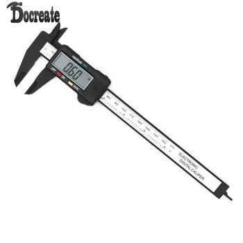 

6inch 150mm Electronic Digital Caliper Ruler Carbon Fiber Composite Vernier