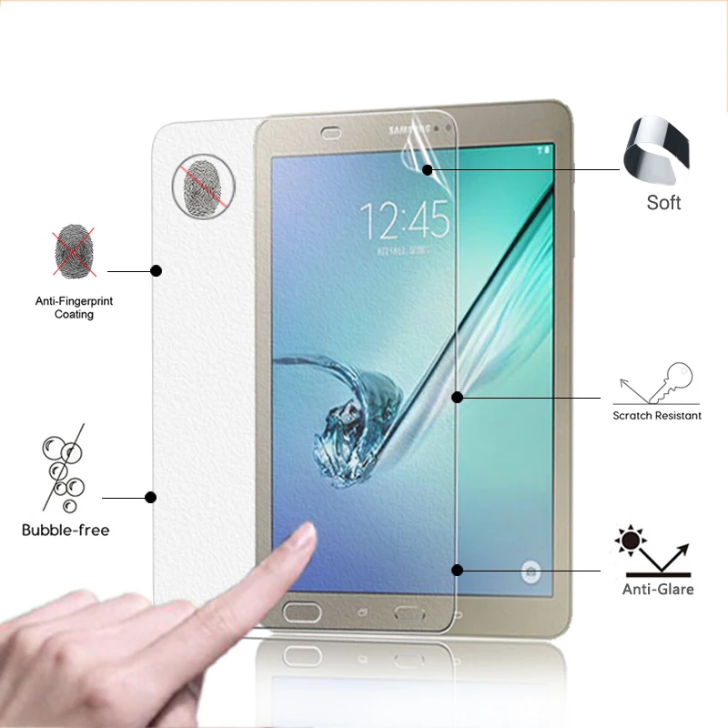 Лучшая Передняя Антибликовая Защитная пленка для экрана матовая Samsung Galaxy Tab S2 T810