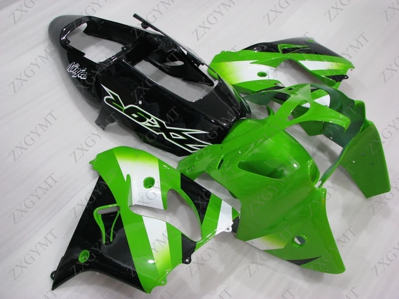 Мотоцикл обтекатель Zx9r 2002-2003 зеленый черные пластиковые обтекатели для Kawasaki Zx9r 03 мотоцикл обтекатель для Kawasaki Zx9r 2002