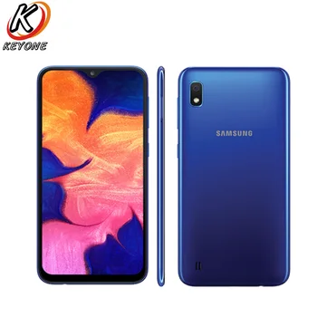 Перейти на Алиэкспресс и купить Абсолютно Новый Samsung Galaxy A10 A105F-DS мобильный телефон 6,2 дюйма 2 Гб ОЗУ 32 Гб ПЗУ Восьмиядерный Android 9,0 13,0 МП камера с двумя sim-картами