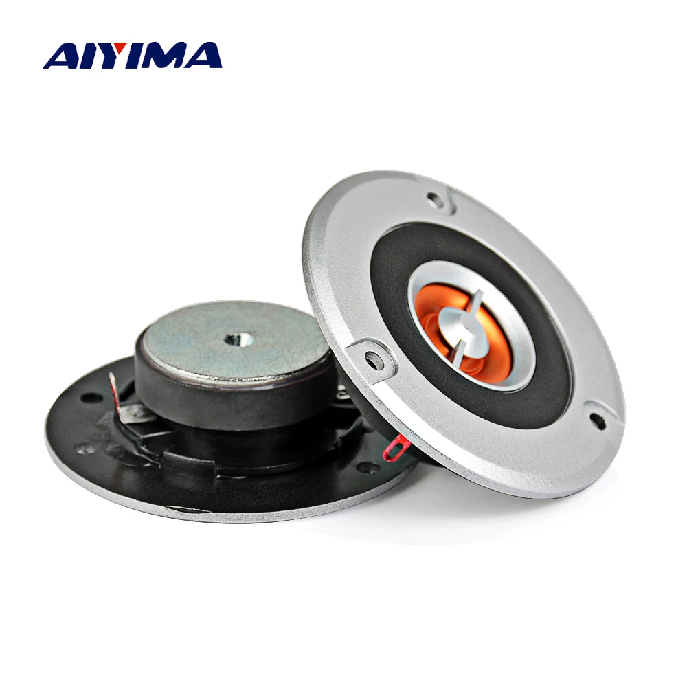 Динамик Aiyma громкий динамик 2 шт. 3 дюйма большой магнит KTV HIFI 4 Ом 20 Вт|speaker ohm|4 ohmtweeter