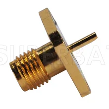 Superbat 10 шт. sma-разъем РФ 4 отверстия панель крепление Джек женский с припоя чашки