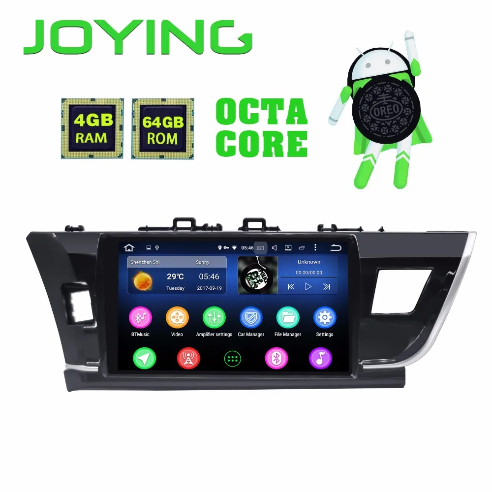 

10.1" IPS GPS Navigation Android 8.1 Car radio Stereo Head Unit For Toyota Corolla 2014 2015 2016 Multimedia Bluetooth FM Player