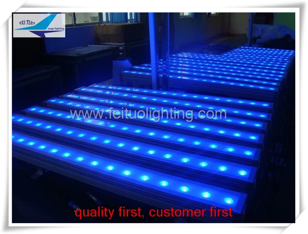 

24/lot 18x3w rgb 3 in 1 LED Wall Washer Linear Light IP65 Waterproof Floodlight Outdoor