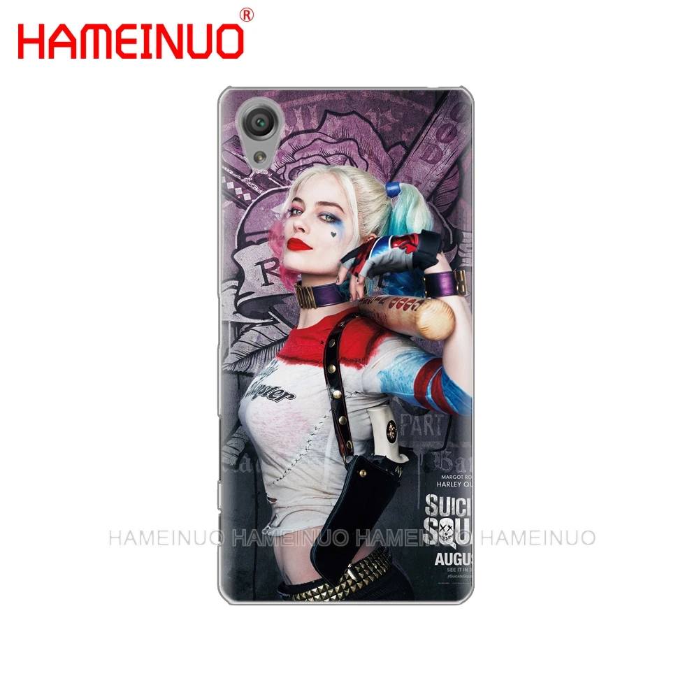 Harley Quinn отряд самоубийц Джокер чехол для телефона sony xperia C6 XA1 XA2 XA ULTRA X XP L1 L2 X XZ1 compact XR/XZ PREMIUM