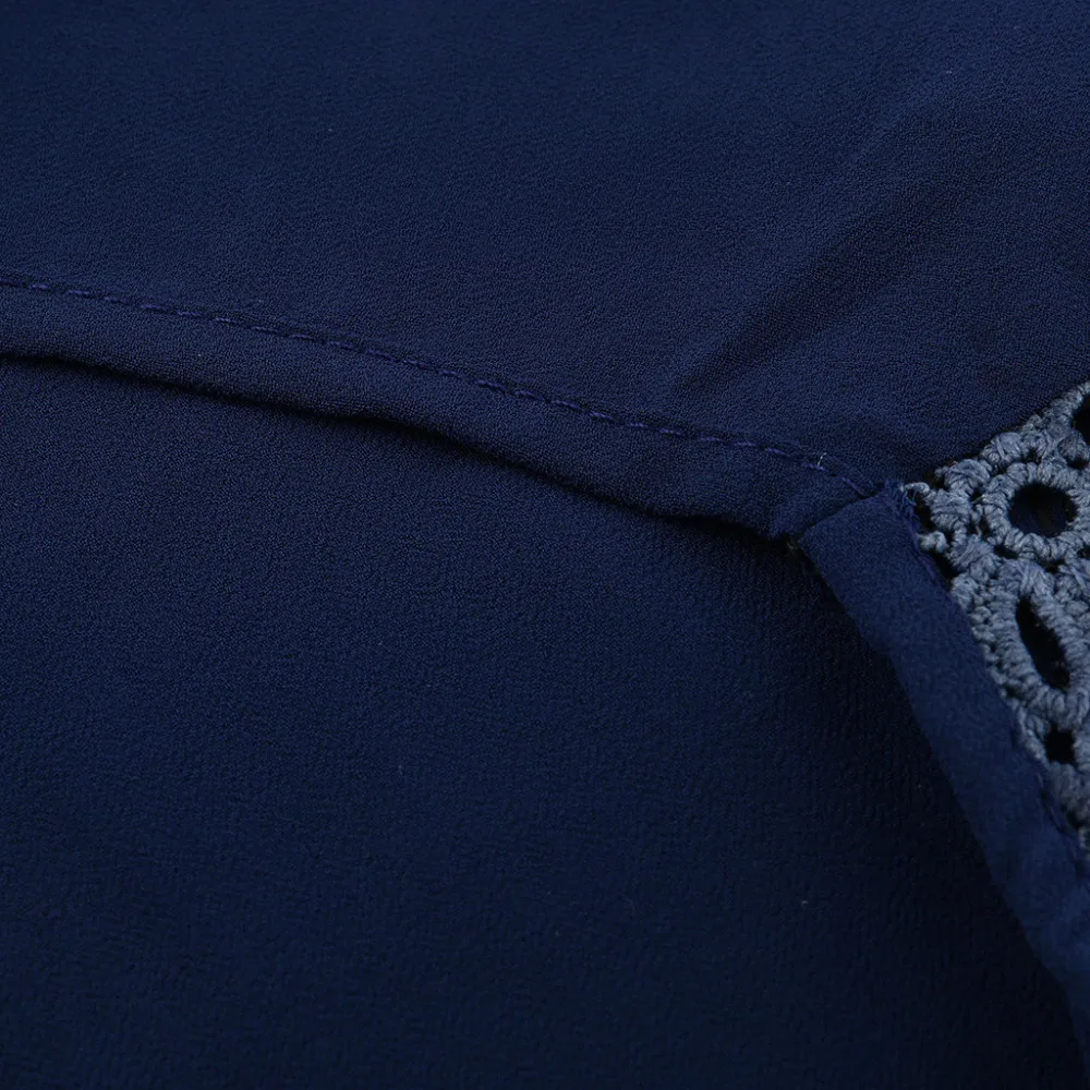 Женские блузки из шифона размера плюс, цветочные кружевные женские летние топы с коротким рукавом и круглым вырезом, большие размеры, grote maten dames kleding#10