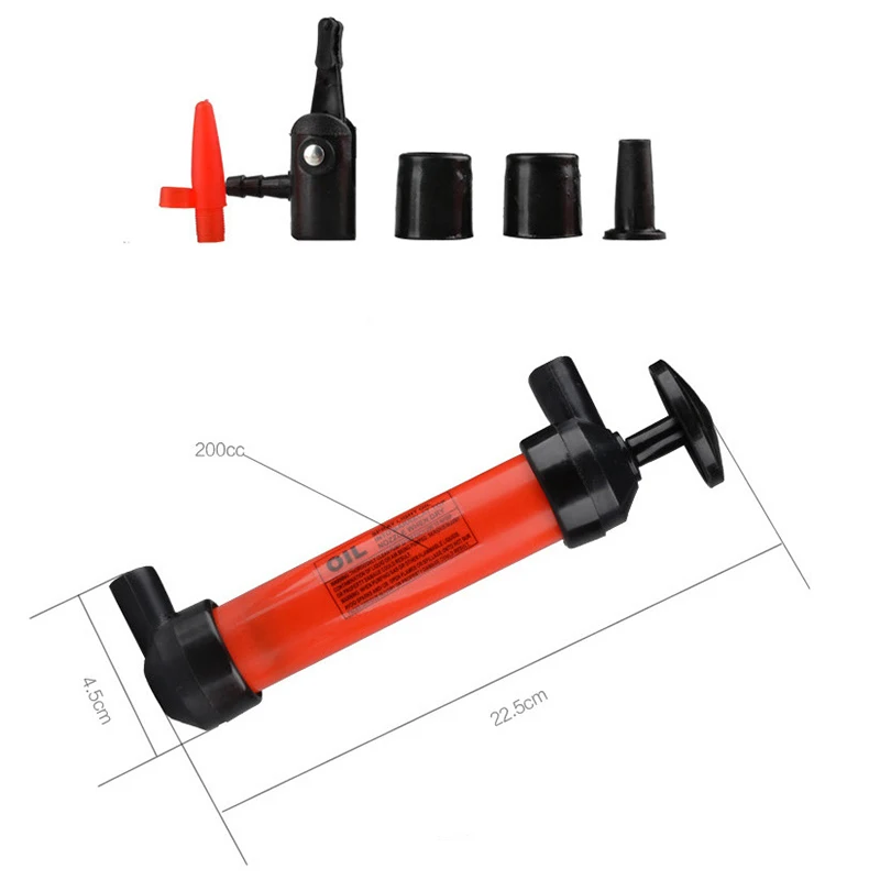 Автостайлинг, портативный автомобильный сифонный шланг, жидкое масло, газ, вода, ручная насосная присоска, пластиковая труба, многофункциональный надувной насос