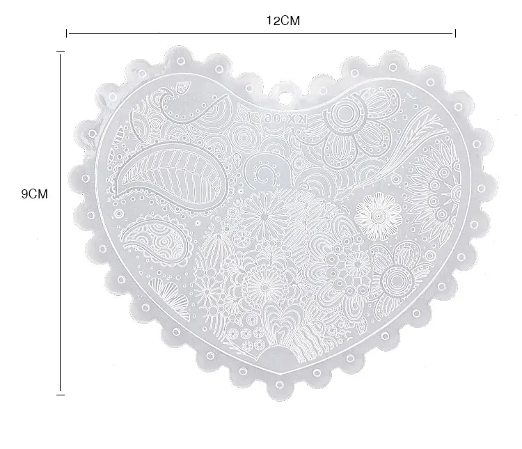 1 шт сердце ногтей штамповки пластины изображения пластины трафарет штамп пластик DIY Дизайн ногтей маникюрный шаблон инструменты для ногтей 10 видов конструкций варианты