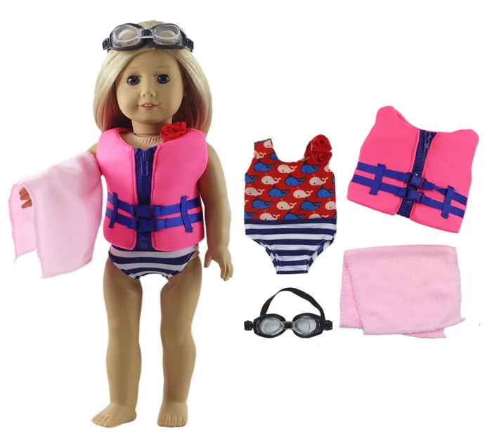 Стиль случайный выбор 5 комплект одежды для куклы для 18 дюймов американская кукла ручной работы различные повседневная одежда