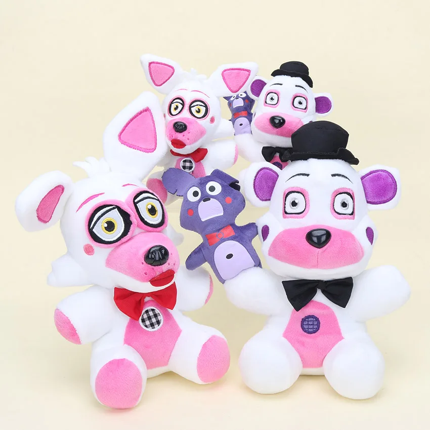 Плюшевые игрушки FNAF пять ночей у сестры Фредди 15 25 см местоположение Фокси с
