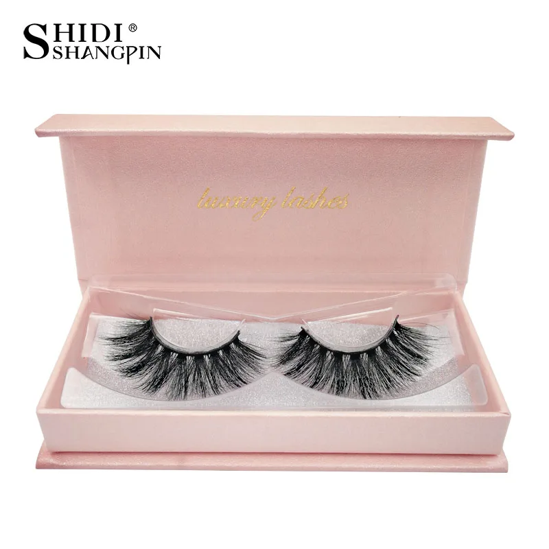 

SHIDISHANGPIN 1 Pair mink eyelashes natural long makeup false eyelashes hand made eyelash extension 1cm-1.5cm 3d cilios mink 60