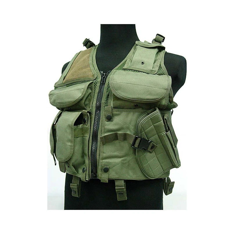 

SWAT Military Paintball TVE Cross Draw Airsoft Tactical Combat Vest For Man Wholesale