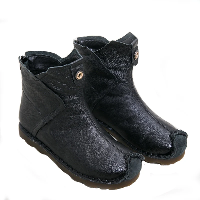 

Female Martin Boots 2018 New PU Ankle Boots Casual Warm Women's Shoes Autumn And Winter Large Size Waterproof Snow Bboots