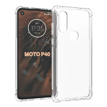 

10PCS/LOT.Crystal Clear Anti-slip Anti-Scratch Shockproof Durable Flexible TPU soft Case Cover for Motorola Moto P40