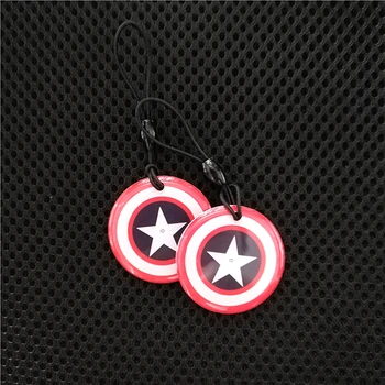 

1Pcs/lot 13.5MHZ Rewritable UID Changeable S50 NFC Card Chinese Magic 1K RFID Keyfob Cartoon Trinket Key Ring Keychain Token