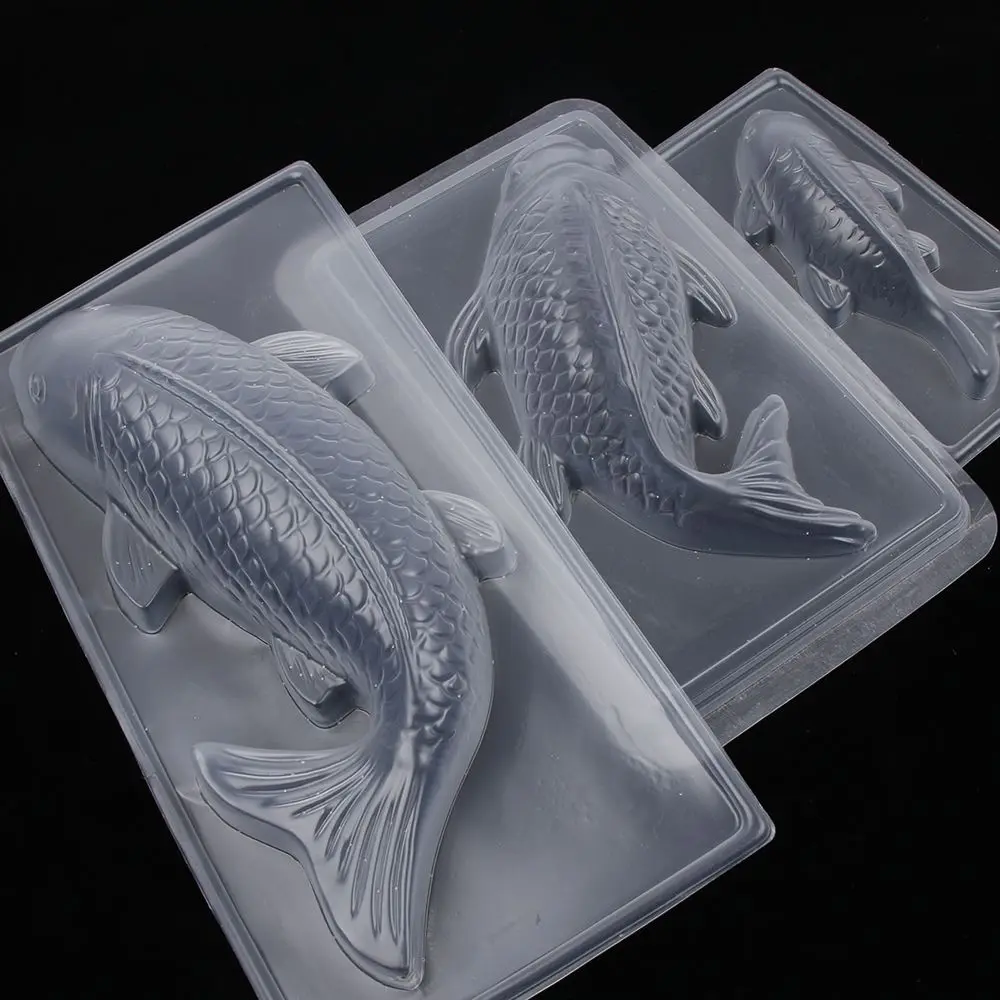3D Koi форма рыбы пластиковый торт шоколадное желе Sugarcraft для риса DIY украшения формы