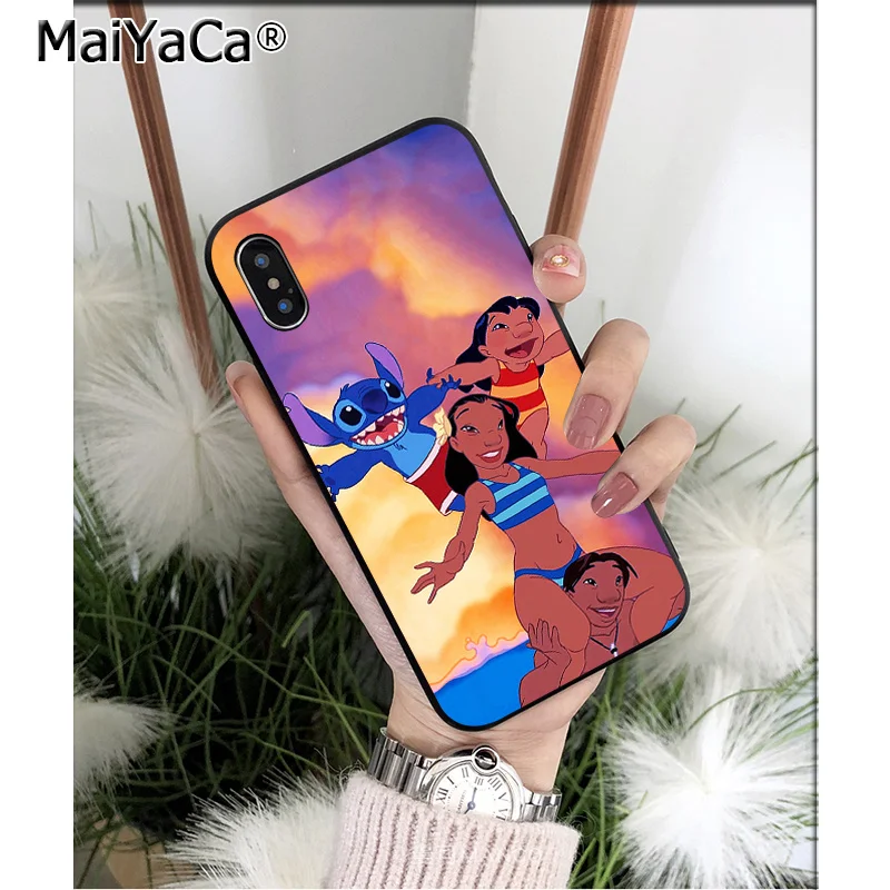 MaiYaCa мультфильм Лило Ститч клиент высокое качество чехол для телефона для Apple iPhone 8 7 6 6S Plus X XS MAX 5 5S SE XR Чехол для мобильного телефона - Цвет: A15