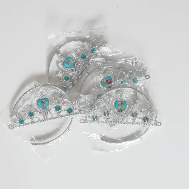 Ice And Snow Princess/Anna And Elsa Cartoon Theme Headwear Baby Shwer Favor Party Decoration Girl Birthday Supply01