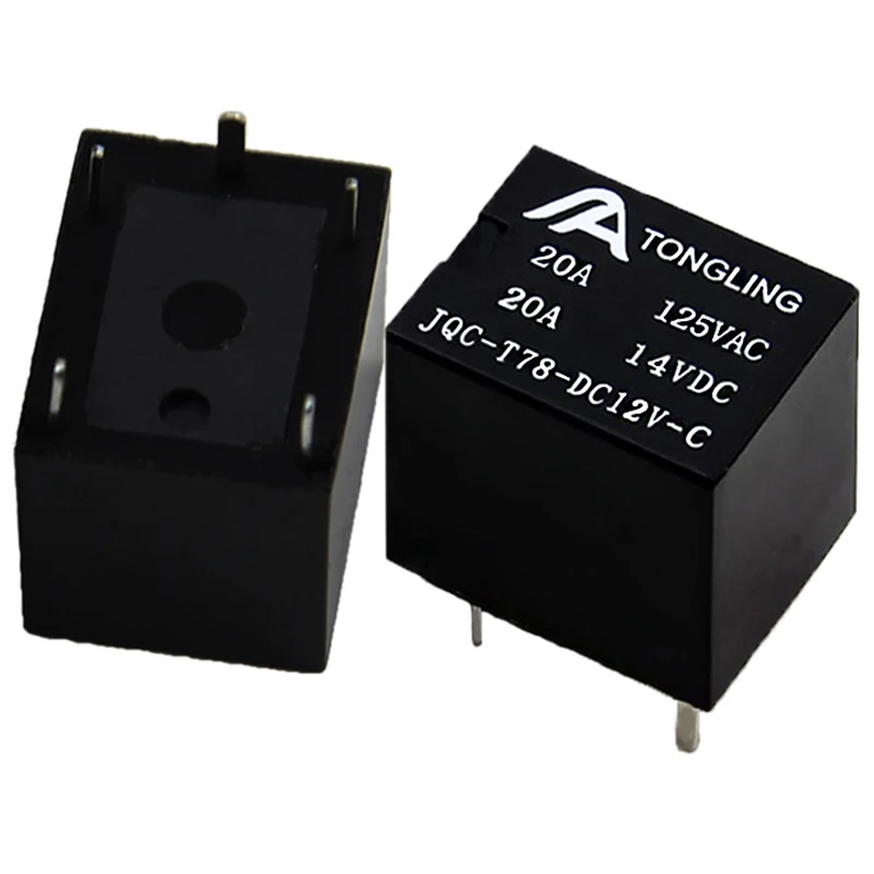 5 шт. T78 5Pin автомобильное реле DC 5V 9V 12V 24V домашнее 20A маленькое электромагнитное
