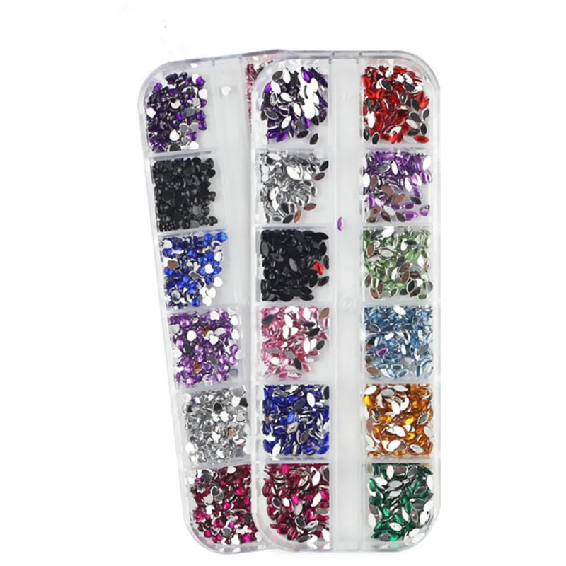 

1 Set Dazzling Round Nail Glitter Sequins Dust Mixed 12 Grids 1/2/3mm DIY Charm Polish Flakes Decorations Manicure Tips Kit 7