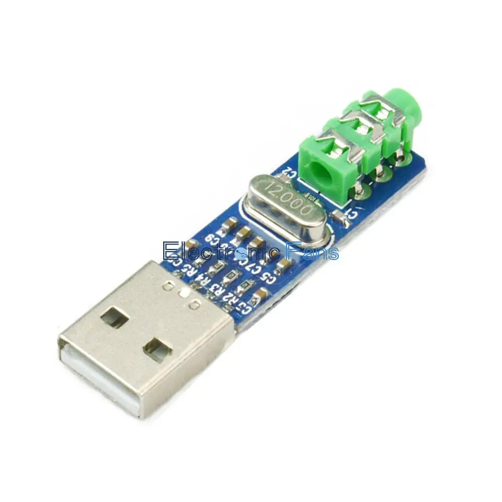 5 в Мини PCM2704 USB DAC HIFI USB звуковая карта USB power DAC декодер плата модуль для Arduino Raspberry Pi 16 бит