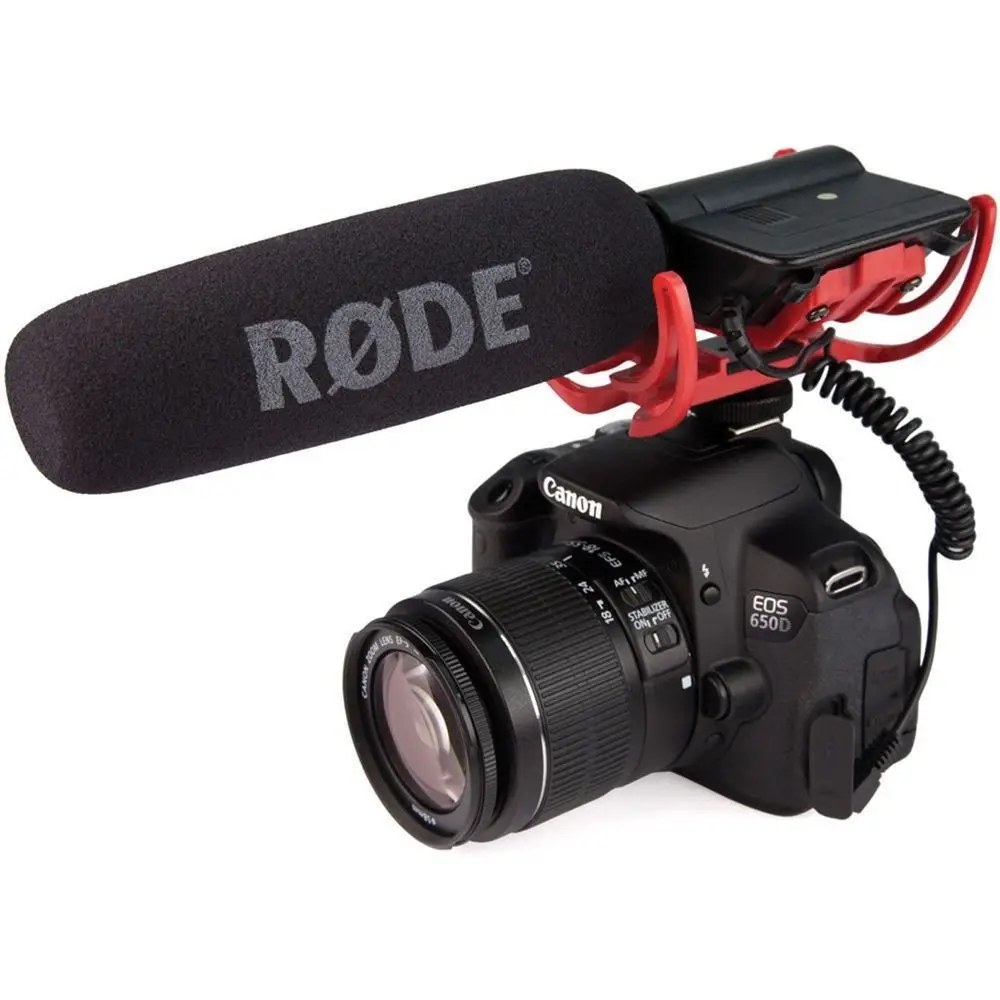 Профессиональный микрофон Rode VIDEOMIC для камеры Canon Nikon Sony DSLR DV видеокамера цифровой