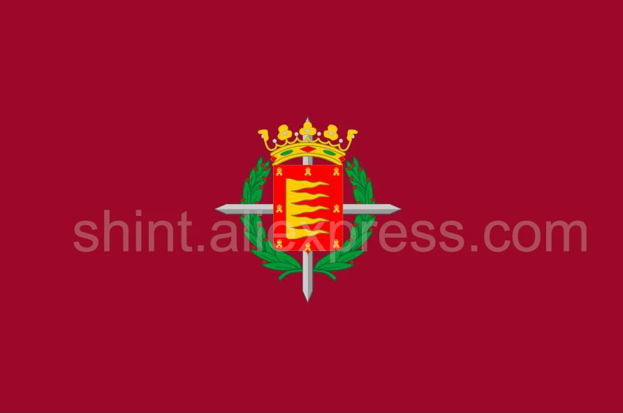 

Spain Bandera valladolid Flag 3ft x 5ft Polyester Banner Flying 150* 90cm Custom outdoor