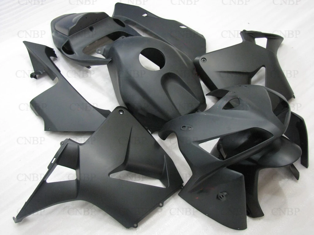 Обтекатели CBR 600 RR 06 Пластиковые обтекатели для Honda 600RR 2005 2006 черные CBR600RR 05|fairings for