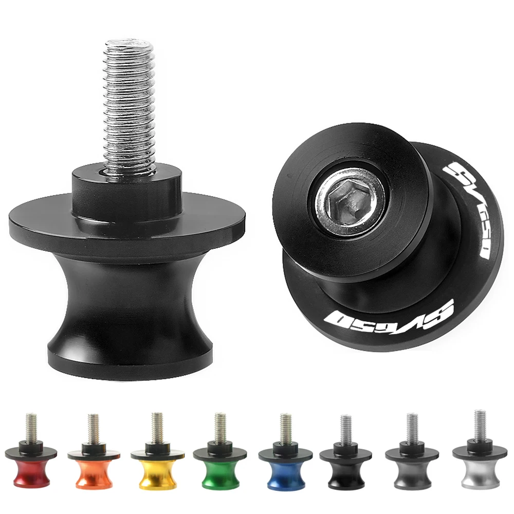 

Motorcycles 8MM Swingarm Sliders Spools Swing Arm Spools Stand Paddock For Suzuki SV650/A/SA SV650 A SA SV650A SV650SA 2007-2008