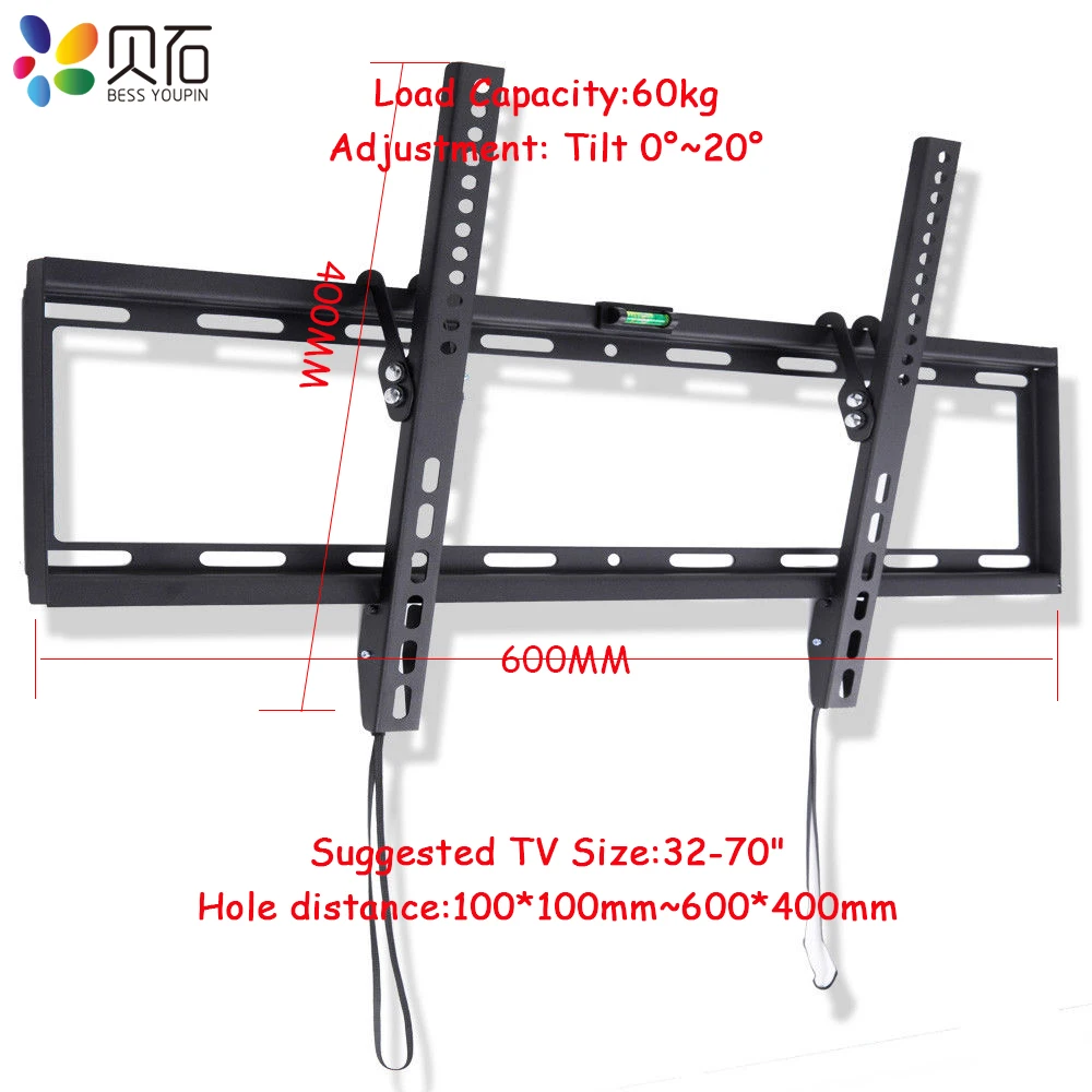 Cena Uniwersalny nachylenie w osoczu LCD LED TV uchwyt Ultra HD uchwyt ścienny na TV nadające się do 32 \