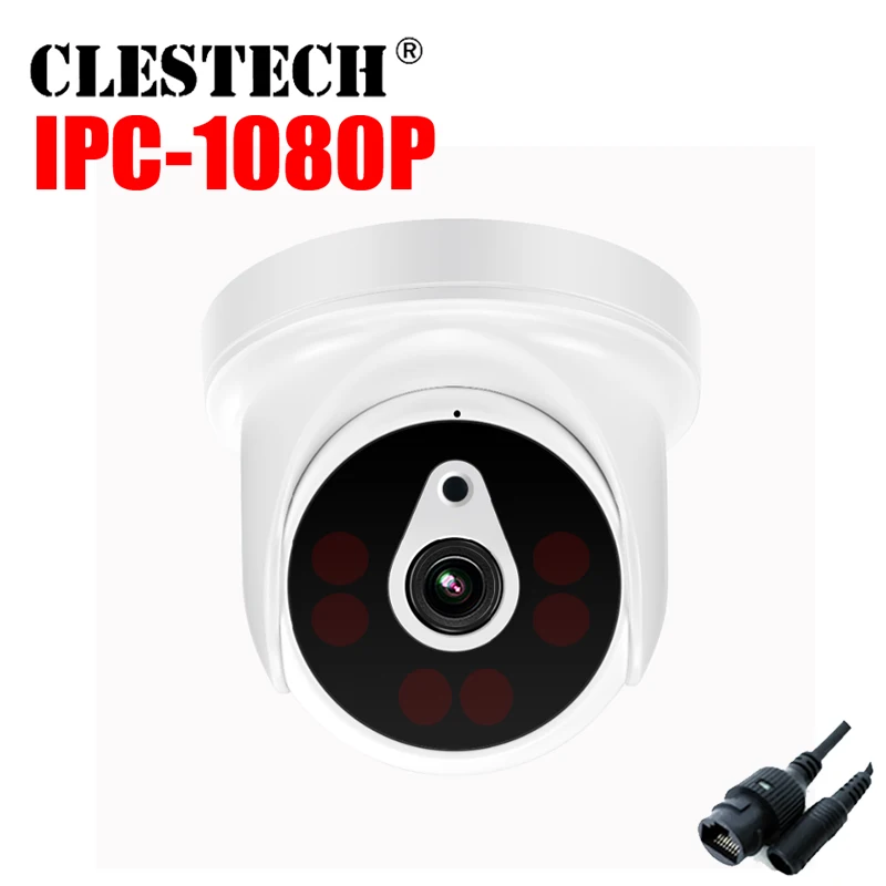 Широкоугольный 2 8 мм Крытый Купол HD CCTV IP камера full 1080P 720P ONVIF P2P безопасности IR Cut 6