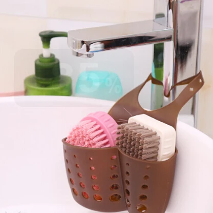 Household Kitchen Hanging Drain Basket Bath Storage Gadget Tool Sink Holder RE 