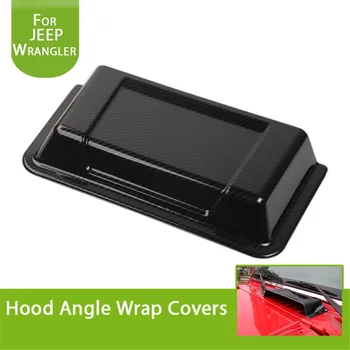 

Carbon Fiber Grain Hood Cowl Heater Air Vent Scoop Exterior Accessories For Jeep Wrangler Rubicon Sahara JK Unlimited 2007-2018