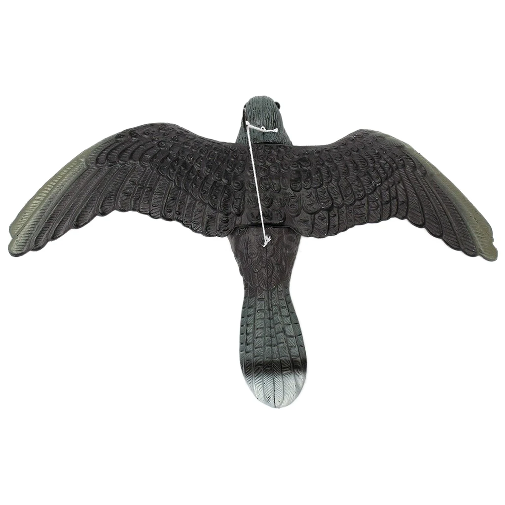 2X Flying Hawk Pigeon Decoy Garden Plant Rodent Bird Control Hunting Scarer Decoy Hunting Duck Decoy Garden Yard Lake Decorative