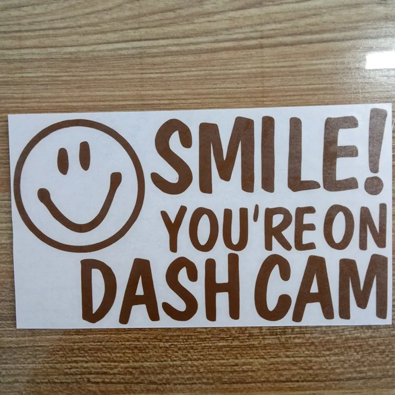 SMILE! Новинка наклейка на автомобиль/Фургон/окно/бампер для видеорегистратора|car