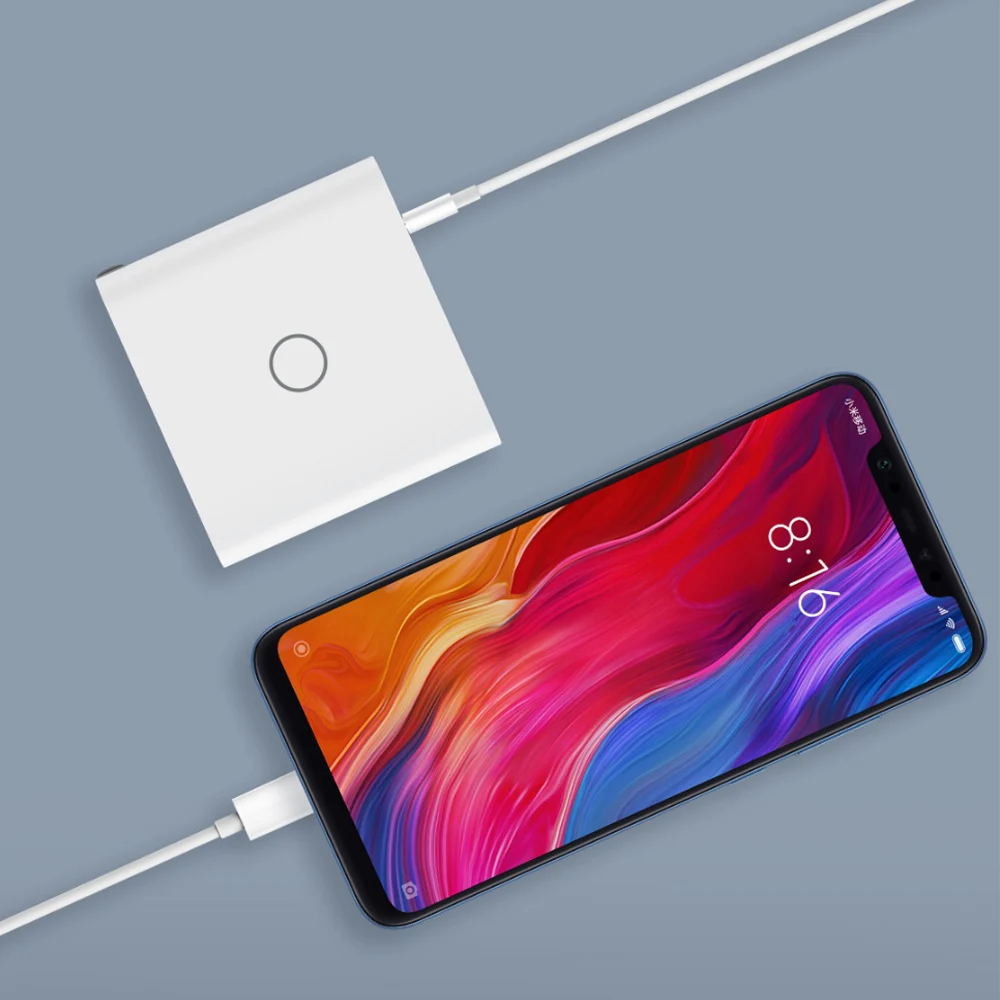 XIAOMI ZMI HA832 65 Вт USB настенное зарядное устройство для телефона для iPhone huawei MacBook быстрый адаптер питания для путешествий с 3 портами 110-240 В вилка стандарта США