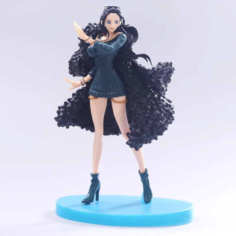 Anime One Piece Nico Robin 20th Anniversary Blue Clothes Ver. PVC
