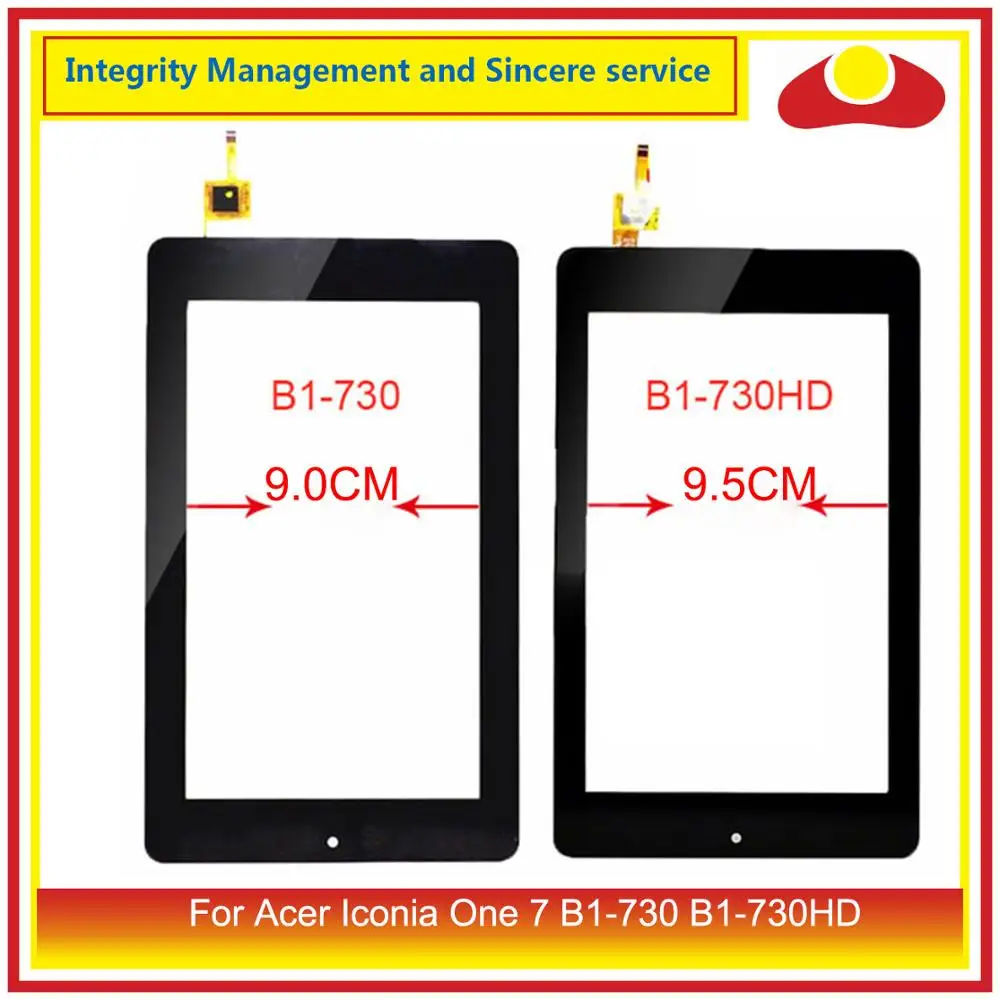 Оригинал 7,0 "для acer Iconia One 7 B1-730 сенсорный экран дигитайзер панель сенсор B1-730 ЖК стекло pc планшет Замена