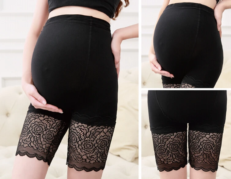Шорты Новые Леггинсы для беременных женщин летние кружевные штаны для беременных легинсы для беременных