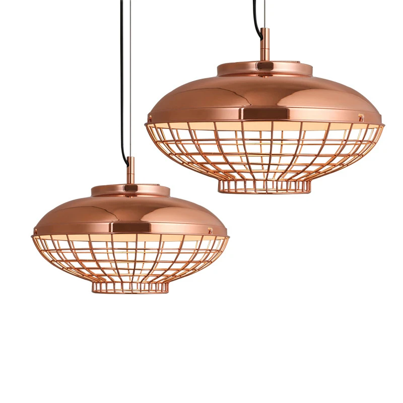 

Modern LED Pendant light creative hanglamp simple plating body Suspension Fashion droplight with E27 lamp Collection