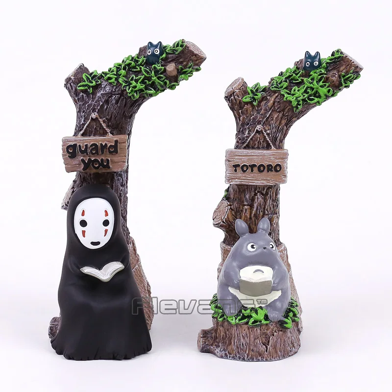 

Anime Cartoon Totoro / No Face Reading PVC Figure Collectible Model Toy Christmas Birthday Gift 18cm