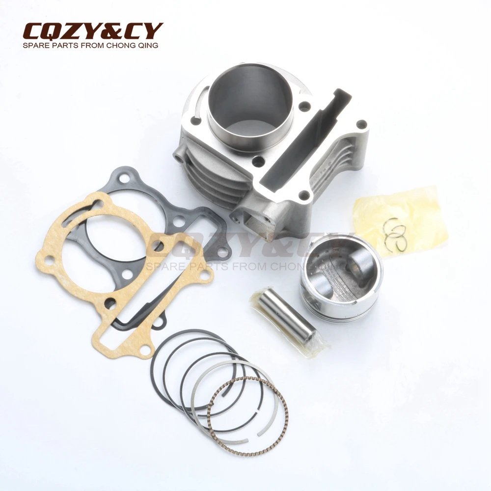 

155cc 4 Valves 58.5mm/15mm big bore Cylinder Set for SYM Symply / Orbit 150 VS / Red Devil 125 Fiddle II 125 4V