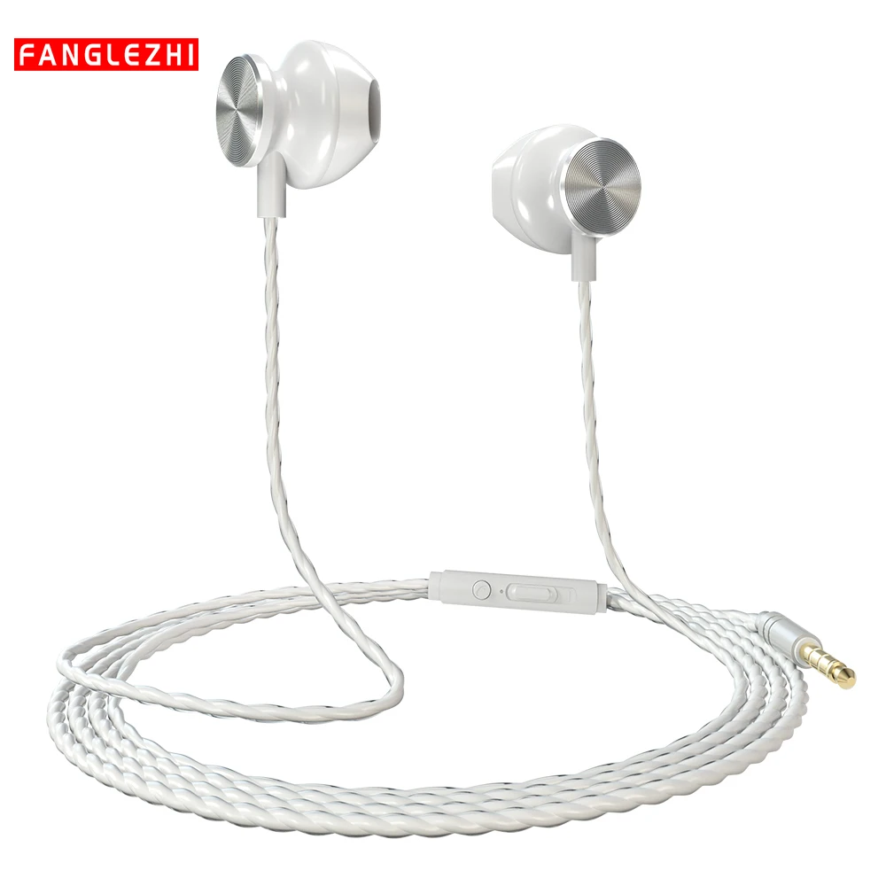 V20 наушники Mi 3 5 мм In-Ear-монопод с проводным управлением микрофоном мобильный