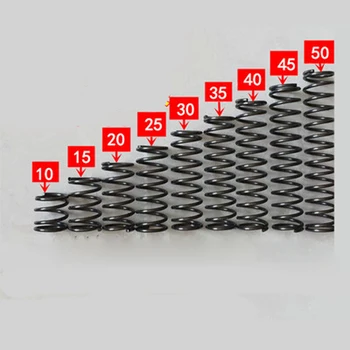 

Helical Compression Spring Select Wire Dia 0.4mm OD 10mm Length 5-50mm Steel 10Pcs