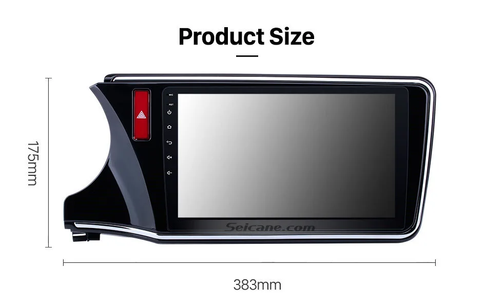 Excellent Seicane Android 6.0/7.1/8.1 10.1" Car Radio GPS Navigation Multimedia Player Head Unit For 2014 2015 2016 2017 Honda CITY LHD 16