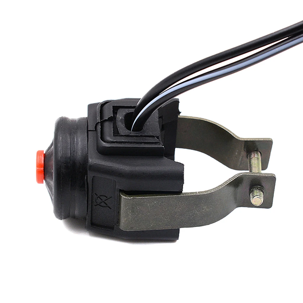 Motorcycle Pit Dirt Bike Motorcross Kill Horn Switch Momentary Button Red Auto Replacement Parts