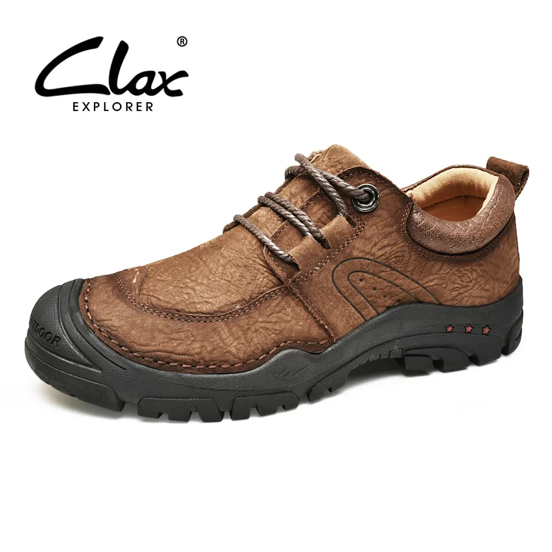 

CLAXNEO Man Boots Genuine Leather Autumn Male Ankle Boot Casual Walking Footwear Men's Shoe Soft